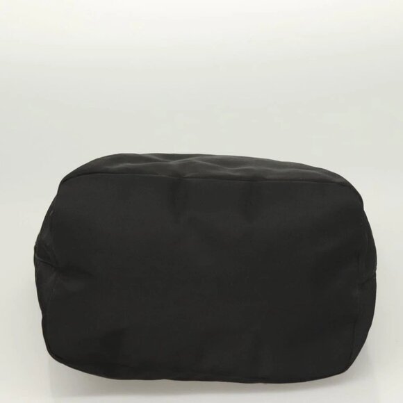 PRADA Chain Hand Bag Nylon Black Gold - Picture 4 of 16